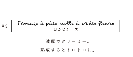 白カビチーズ