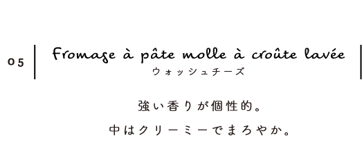 ウォッシュチーズ